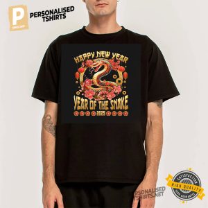 Year Of The Snake Happy New Year 2025 T Shirt