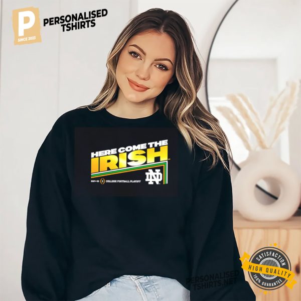 here come the Irish Notre Dame Football shirt 1