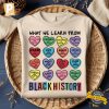 martin luther king What We Learn From Black History Shirt 1