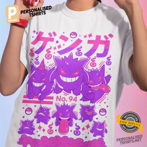 mega gengar pokemon go t shirt