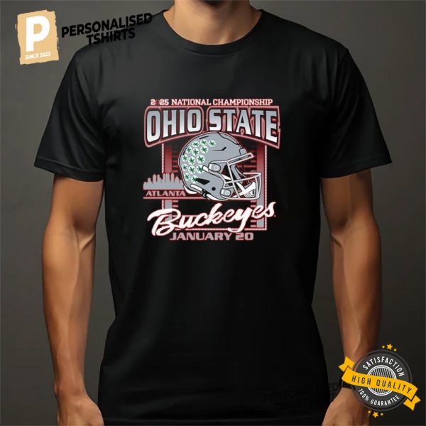 Atlanta 2025 National Championship Ohio State Buckeyes Tee 3