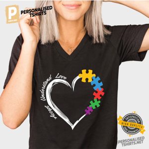 Autism Accept Understand Love Comfort Colors T shirt