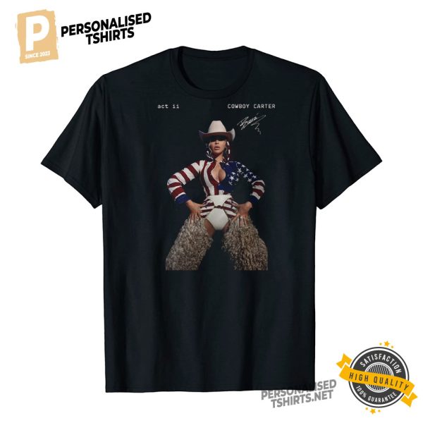 Beyonce Stuns For Cowboy Carter T Shirt 1