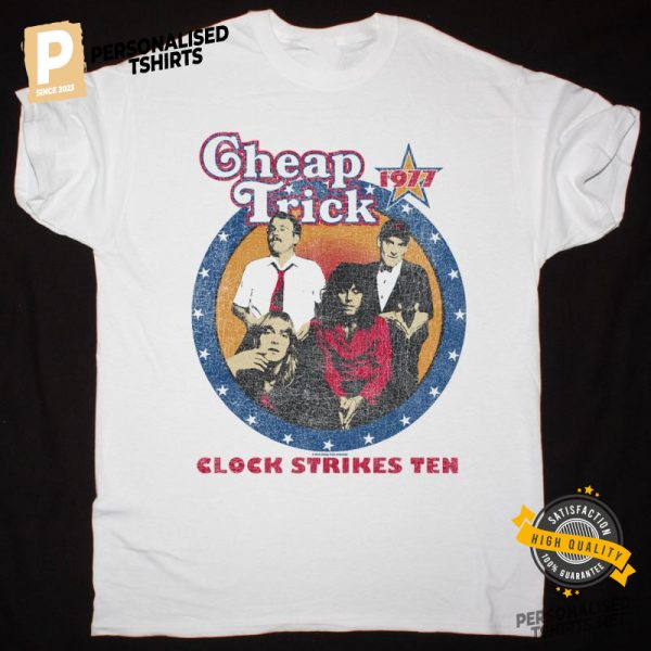 CHEAP TRICK CLOCK STRIKES TEN SHIRT 1