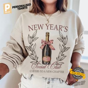 Coquette New Year's Social Club T shirt 1