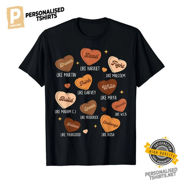 Customized Black History Month Chocolate T shirt 3