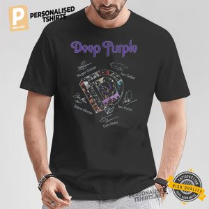 Deep Purple Band Logo Signature Shirt 1