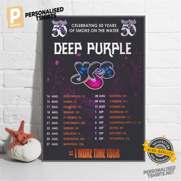 Deep Purple More Time Tour Poster