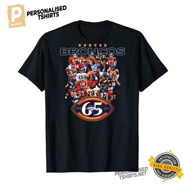 Denver Broncos Football NFL 65 Years shirt