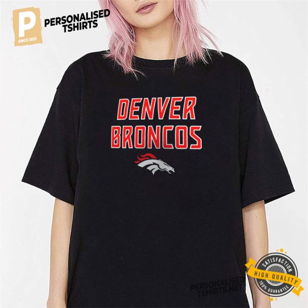 Denver Broncos Game Day Stack T Shirt 1