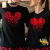 Disney Mickey And Minnie Lovely Valentines Couple Matching Shirt