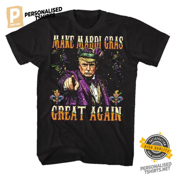 Donald Trump Mardi Gras Parade Costume Funny T shirt 3