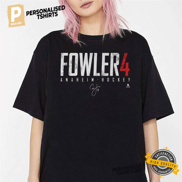 Fowler 4 Anaheim Hockey T shirt