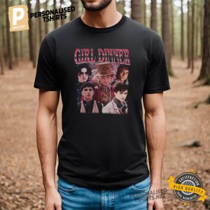 Girl Dinner Timothée Chalamet Vintage Collage T shirt 3