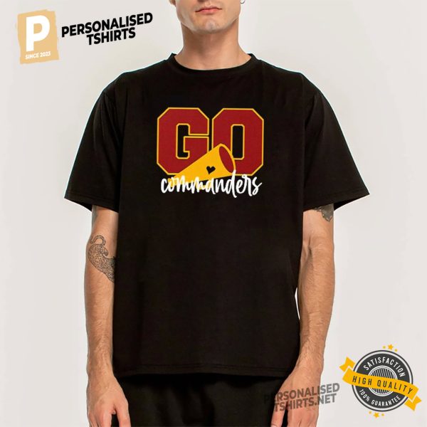 Go Commanders, Washington Commanders Football T shirt 2