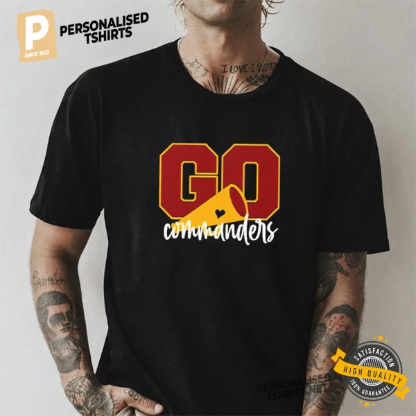 Go Commanders, Washington Commanders Football T shirt 3