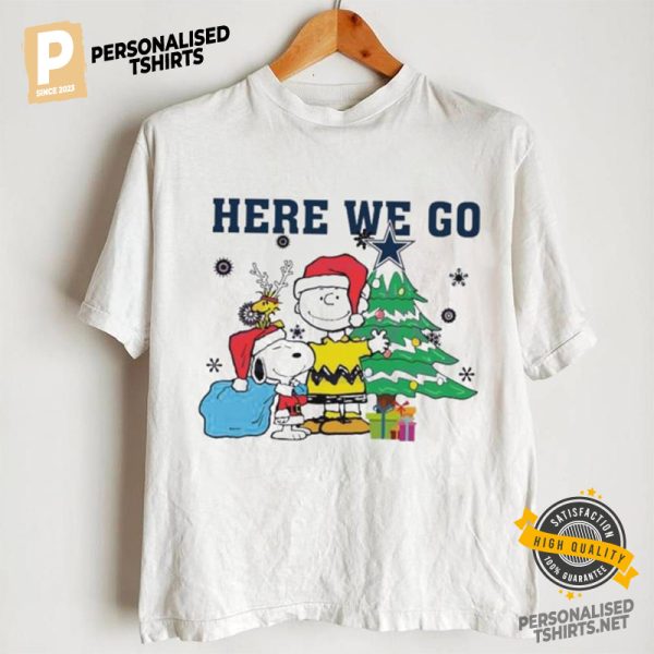 Here We Go Peanuts Cowboys Shirt 1