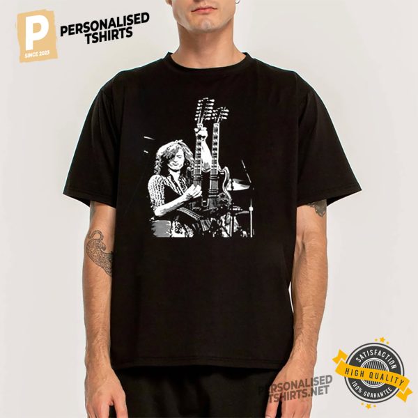 Jimmy Page Playing Guitar Shirt