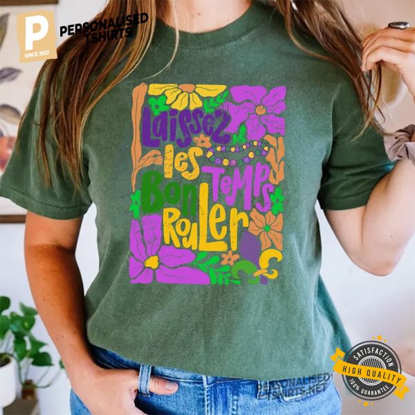 Laissez Les Temps Rouler Mardi Gras Shirt 1