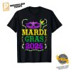 Mardi Gras 2025 Mask Beads Graphic Shirt 3