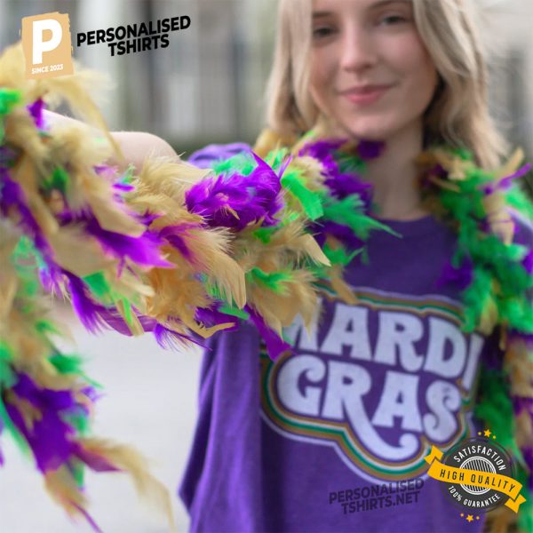 Mardi Gras fat tuesday 2025 Comfort Colors Tee 1