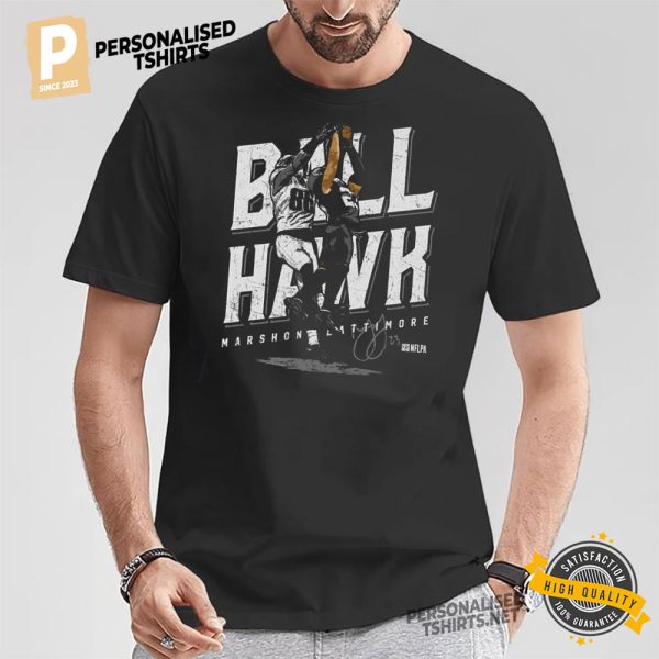 Marshon Lattimore Ball Hawk T shirt