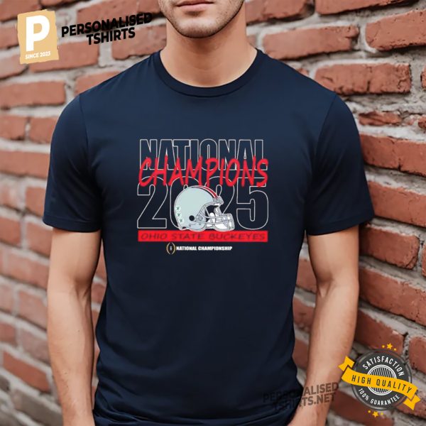 National Champions 2025 Ohio State Buckeyes Team Football T shirt 2