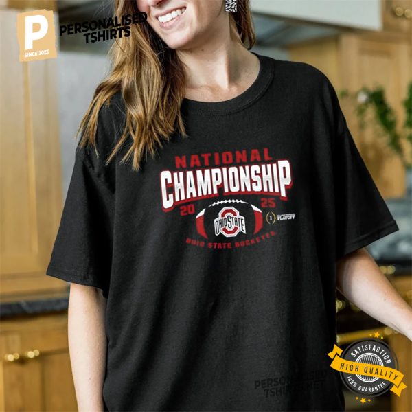 National Championship 2025 CFP Ohio State Buckeyes Unisex T shirt 1