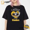 Never underestimate a woman Steelers shirt 1