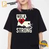 Nola Strong Louisiana Map Heart T shirt