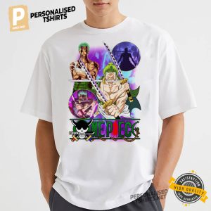 One Piece Roronoa Zoro Wano T Shirt 1