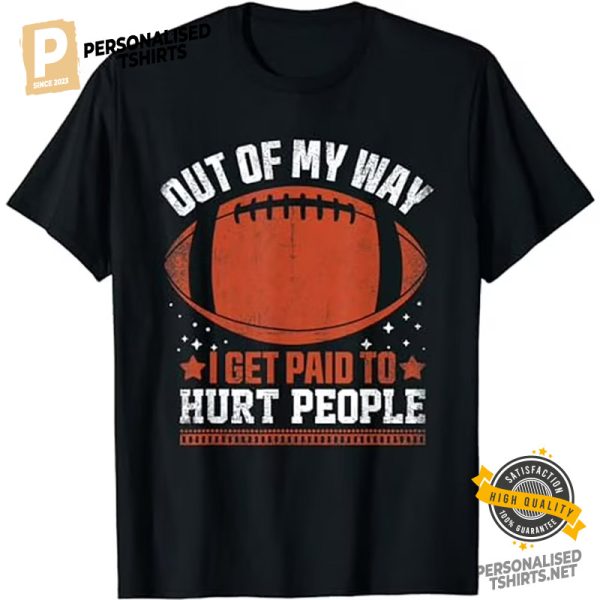 Out of my Way hurt People Rugby T Shirt 1