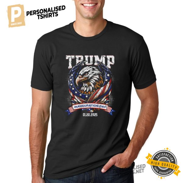 President Donald Trump Inauguration Day 2025 America Eagle T shirt 1