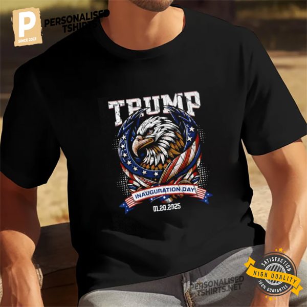 President Donald Trump Inauguration Day 2025 America Eagle T shirt 2