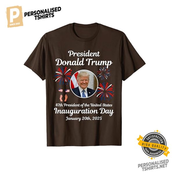 President Donald Trump Inauguration Day January 2025 T shirt 1