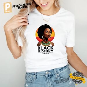 Retro famous black history women T shirt