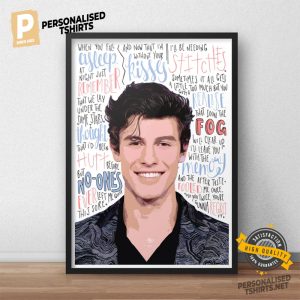 Shawn Mendes Lyrics Poster 1