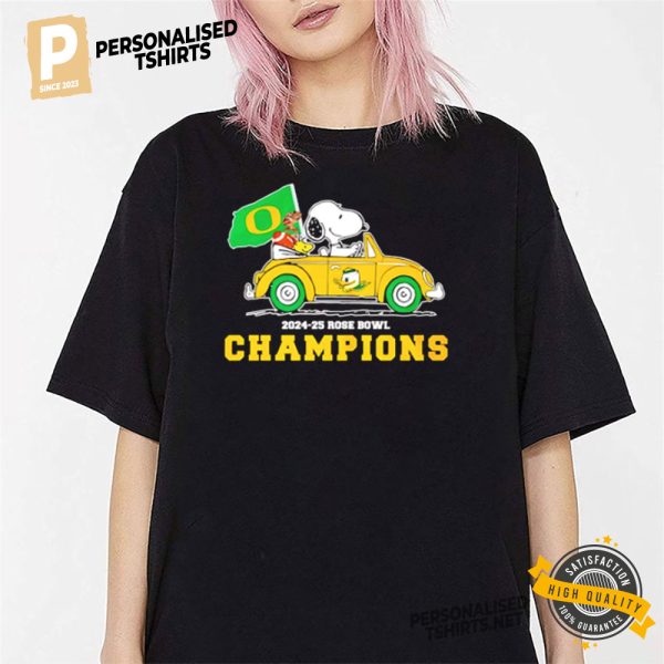 Snoopy x Oregon Ducks Champions Shirt