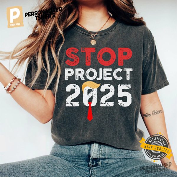 Stop Project 2025 Trump Shirt