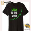 TSLA To The Moon Tesla Graph Stocks T shirt 1