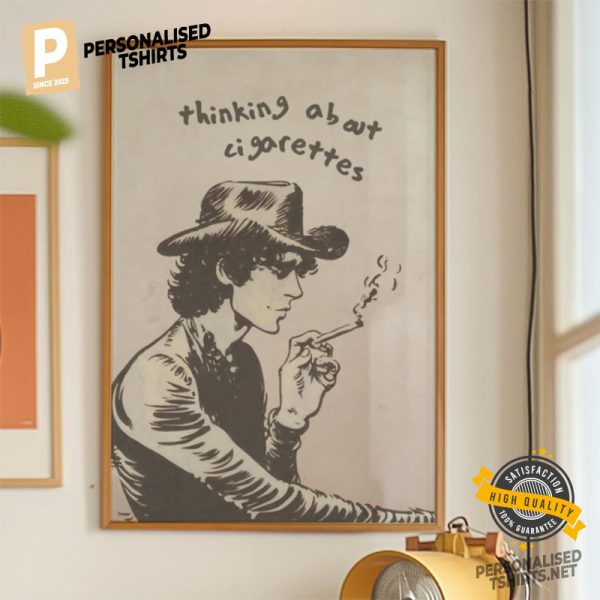 Thinking About Cigarettes Timothee Chalamet Cowboy Wall Art 3