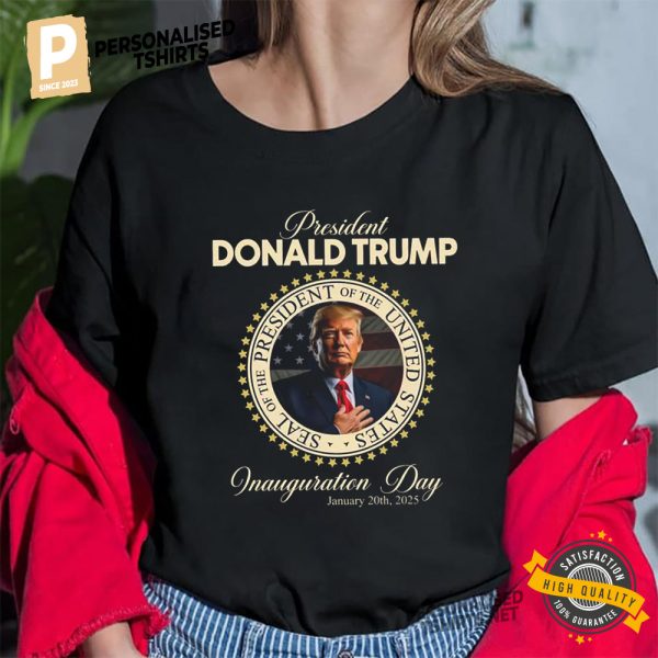 Trump Inauguration Day, President Trump 2025 Celebration T shirt 1