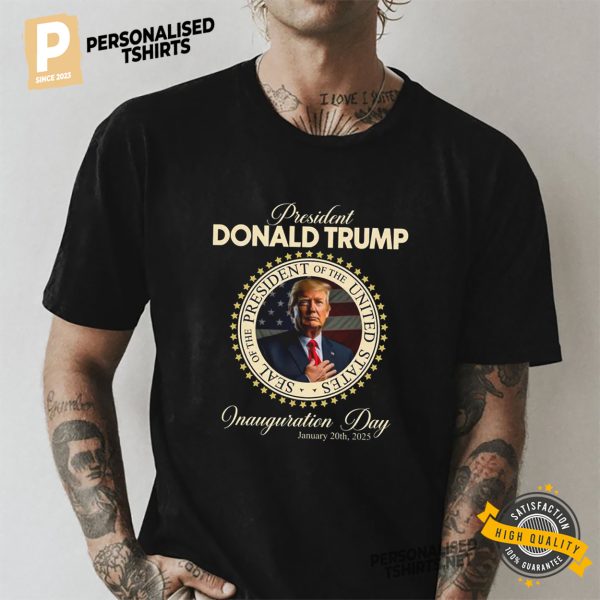 Trump Inauguration Day, President Trump 2025 Celebration T shirt 2