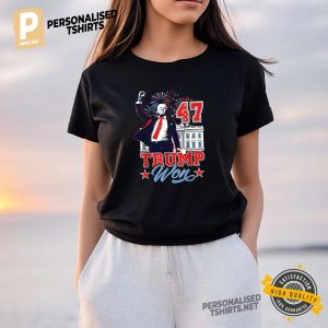 Trump Won 47th President Trump Inauguration Day 2025 T Shirt 1