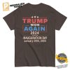 Trump Won Again 2024 Inauguration Day 2025 Election Comfort Colors Shirt 3