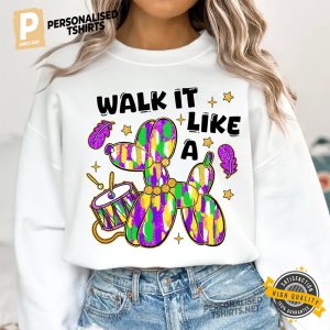 Walk it Like a Dog Mardi Gras Carnival Shirt 1