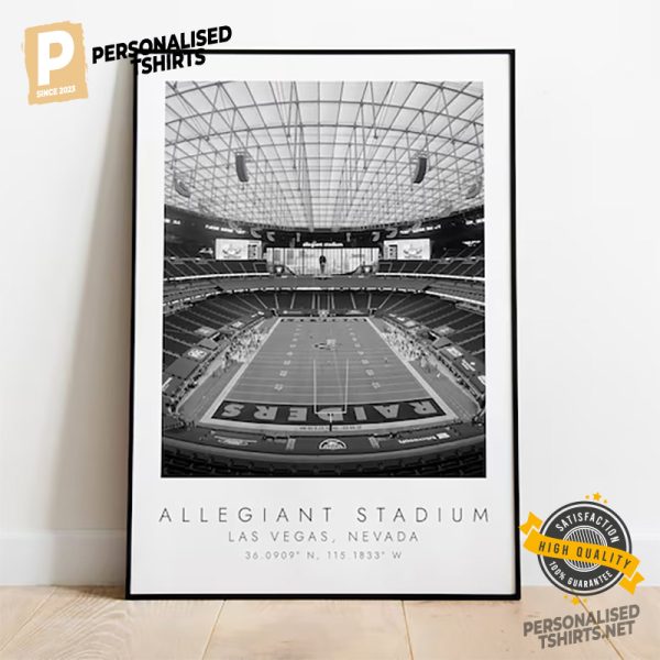 Allegiant Stadium Las Vegas Raiders Poster 1