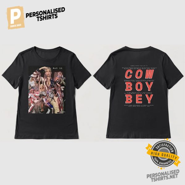 Beyonce Cowboy Carter Tour 2 Side Shirt