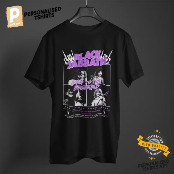 Black Sabbath Final Show 2025 Shirt