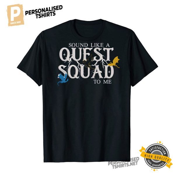 Broccoli Cat Quest Squad Tee